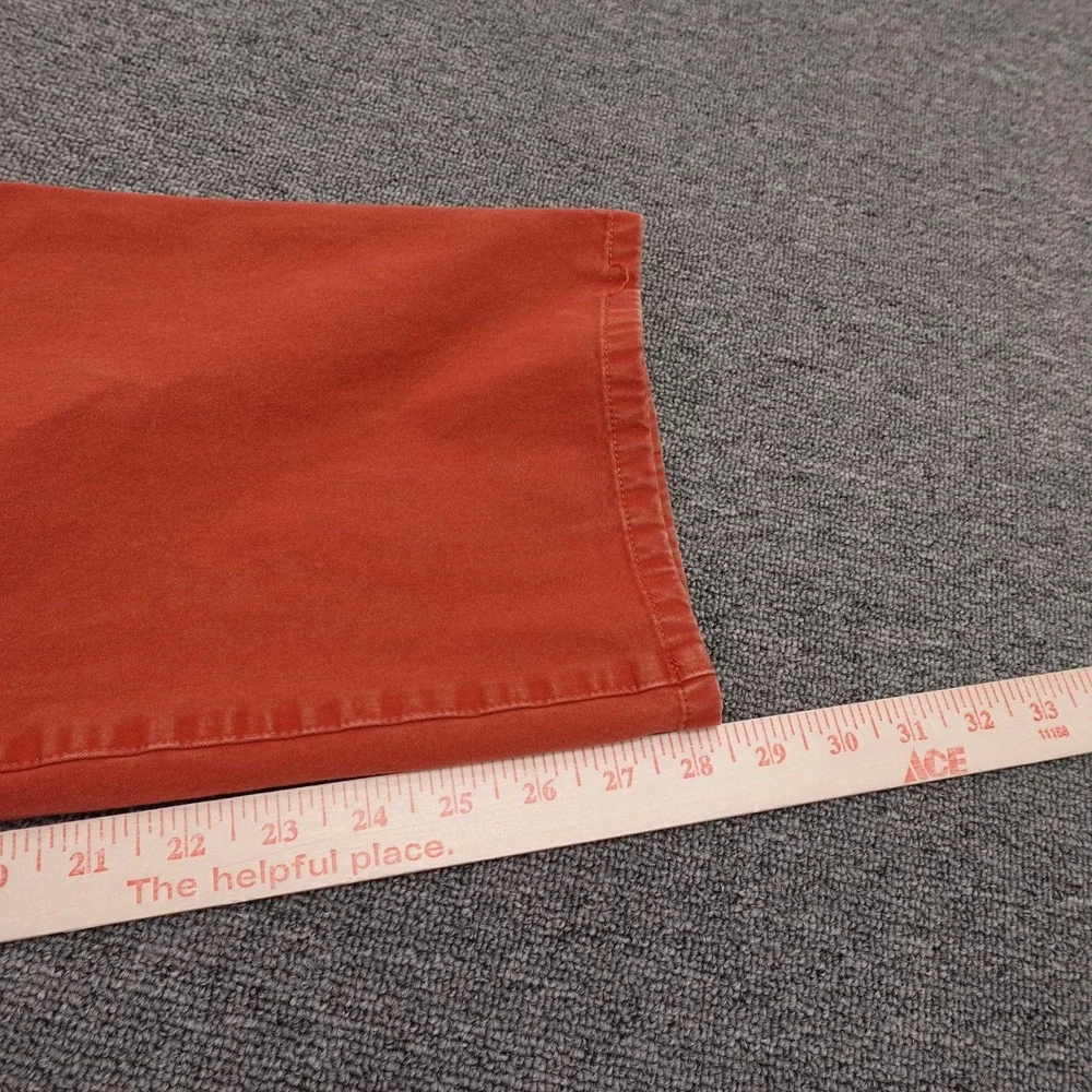 Bonobos Pants Mens 34x28 Orange Stretch Chino Straight Leg Casual Cotton